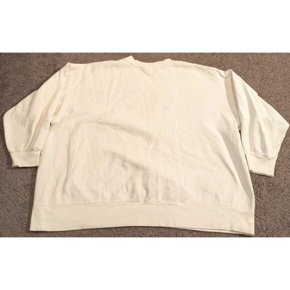 Vintage Mickey Inlimted Land n Sea Argyle Logo Crewneck Sweatshirt Women's 2X - Picture 2 of 7